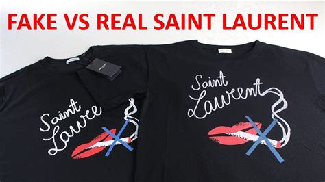 replica ysl tshirt|real vs fake st laurent shirts.